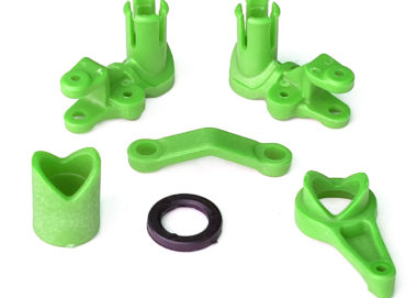 Тюнинг усиленная рулевая трапеция для моделей Remo Hobby 1/8 — RP2029-GREEN