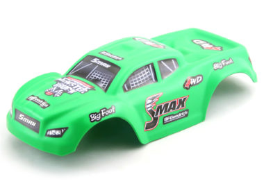 Кузов (корпус, корка) неубивайка зеленая для модели Remo Hobby Smax 1/16 RH1631, RH1635 — RO-3602-GREEN