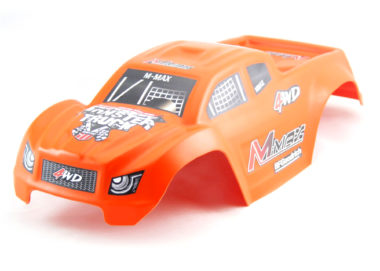 Корпус (кузов, корка) неубивайка оранжевого цвета для Remo Hobby Mmax 1/10 — RO-3912-ORANGE
