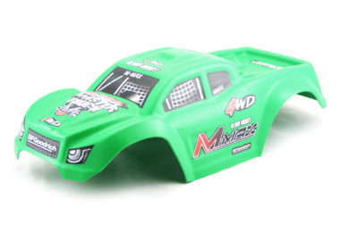 Корпус (кузов, корка) неубивайка зеленого цвета для Remo Hobby Mmax 1/10 — RO-3912—GREEN