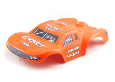 Кузов (корпус, корка) неубивайка оранжевая для модели Remo Hobby Rocket 1/16 RH1621, RH1625 — RO-2602-ORANGE