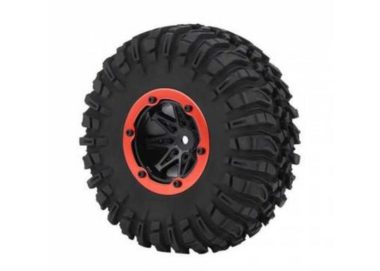 Колесо в сборе для краулера Remo Hobby Mountain Lion 1/10 оранжевое — P7978-OR